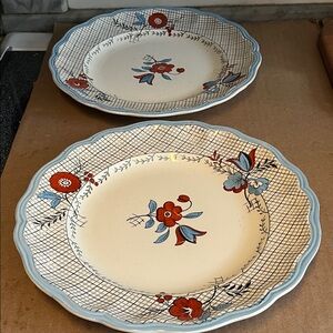 Floral Patterned Dinner Plates Copeland Spode